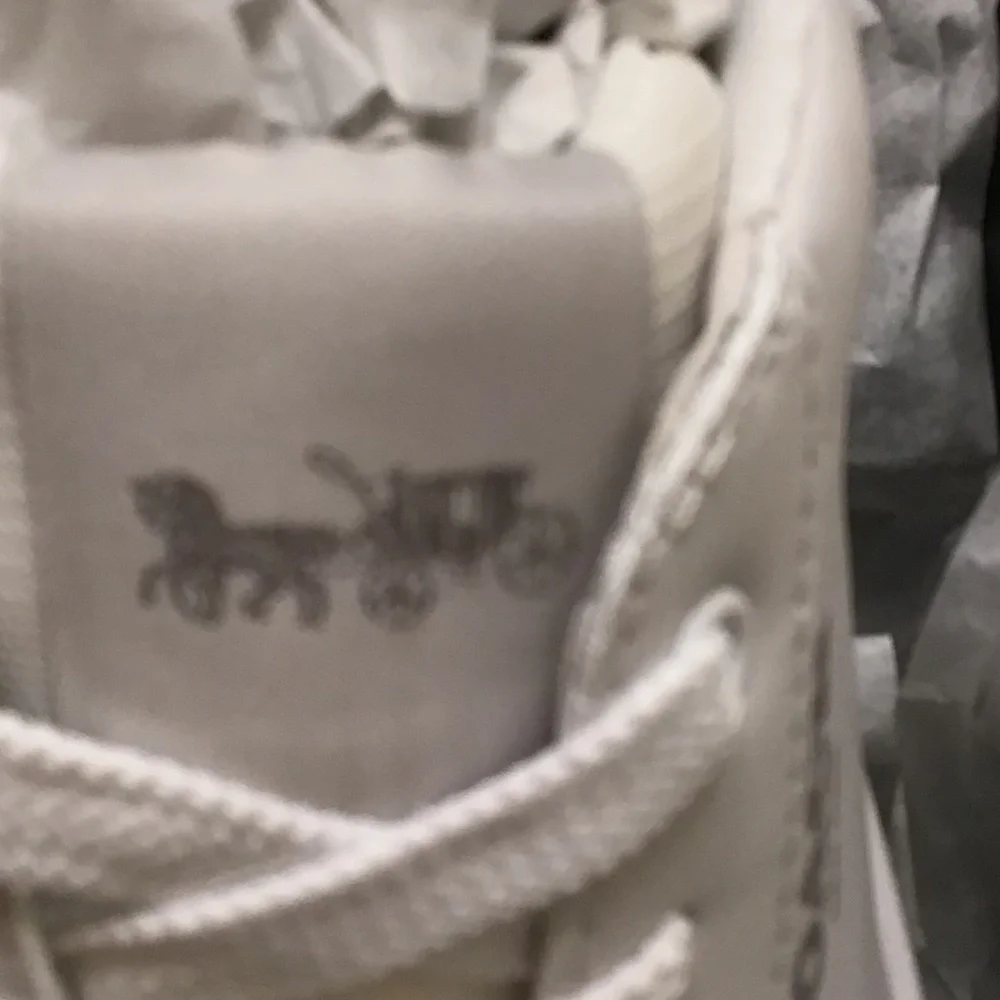 COACH ALL LEATHER OPTIC WHITE SIGNATURE SNEAKERS MENS - Picture 8 of 16